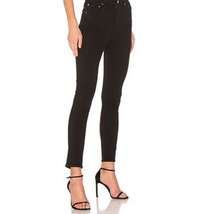 AGOLDE Roxanne Super High-Rise Jean - Black - 26